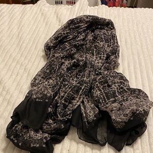 Apt. 9 Black and Gray Scarf
